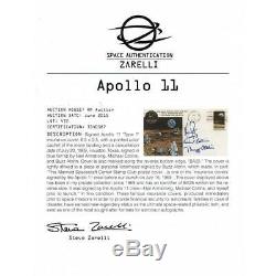 Apollo 11 Crew Signed FDC Insurance with Buzz Aldrin Signed Collection Letter PSA