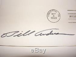 Apollo 8 Astronaut Bill Anders Hand-Signed Autographed First Day Cover FDC NASA`