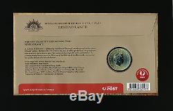 Australia PNC 2008 REMEMBRANCE GOLD FOIL Stamp Coin FDC # 086/1,111