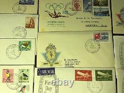 Australian pre-decimal first day covers 1949-1965 BOX LOT. Over 120+ Covers. AAA