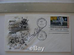 Authentic Buzz Aldrin Hand-Signed/Autographed Cover FDC Apollo 11 Astronaut NASA
