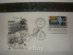 Authentic Buzz Aldrin Hand-Signed/Autographed Cover FDC Apollo 11 Astronaut NASA