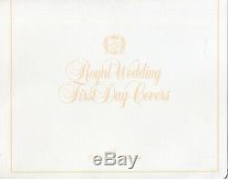 Autograph Princess DIANA SPENCER + 104 ROYAL WEDDING First Day Covers Rare Stamp