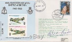 BATTLE OF BRITAIN ace pilot personally signed FDC SIR DOUGLAS BADER