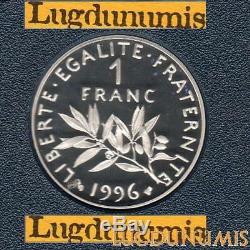 BE 1 Franc Semeuse 1996 FDC 5 319 Exemplaires Provenant du Coffret