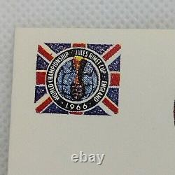 BOBBY MOORE Signed First Day Cover WORLD CUP Special Commemorative Issue'66 FDC