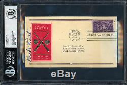 Babe Ruth Autographed 1939 First Day Cover Yankees Auto Mint 9 Beckett 12233975