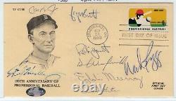 Baseball Ripken, Bogs, Molitor, Winfield, Murray +3 Autographed'69 FDC with COA