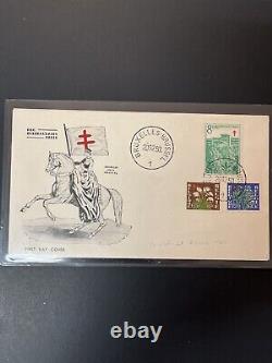 Belgium First Day Cover 1950-51 Tuberculosis Complete Set Stamps