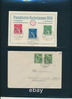 Berlin Tolle alte Briefe + FDC Sammlung 1949-1958
