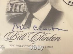 Bill Clinton First Day Cover BGS Authentic Autograph Inauguration Day 1997 USA