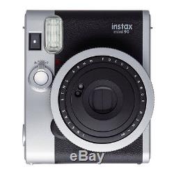 Black FujiFilm Instax Mini 90 NEO CLASSIC Instant Photos Films Polaroid Camera
