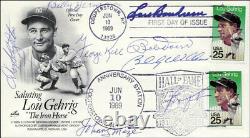 Bobby Doerr First Day Cover Signed With Co-signers
