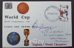 Bobby Moore Hand Signed England World Cup 1966 FDC with'Winners' stamp