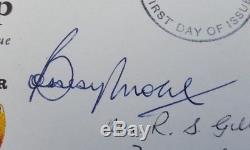 Bobby Moore Hand Signed England World Cup 1966 FDC with'Winners' stamp