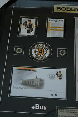 Bobby Orr Print NHL Boston 2014 Signed & Numbered Canada Post Fdc Stamp Rare