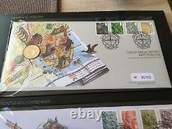 Bridges Definitive Coin Cover Collection £1 pound FDC PNC Royal Mint Mail folder