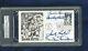 Brooklyn Dodgers Hall of Fame Autographed Baseball FDC PSA SLAB (4) Sandy, PeeWee