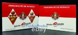 Bu Monaco 2020 Unc Divisionale Fdc Euro Kms Set 8 Pieces Coffret Stgl