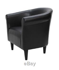 Bucket Accent Chair Black Lounge Living Room Tub Armchair FREE SHIPPING