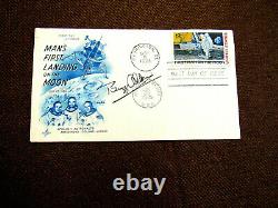 Buzz Aldrin Apollo 11 Signed Auto Man's First Landing On The Moon 1969 Fdc Jsa