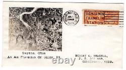 C19 Winged Globe 8c 1934 First Day Cover Mellone #15h Beazell Listing Copy