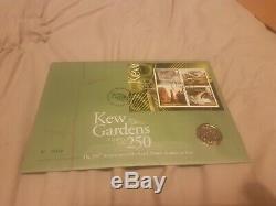CELEBRATING 50 YEARS OF 50p 2009 KEW GARDENS FIRST DAY COVER FDC PACK BUNC