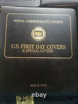 Celebrating the 20th Century First Day Covers ALBUM U S Postage Stamp lot of 7