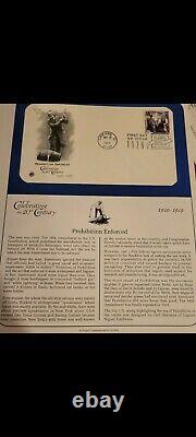 Celebrating the 20th Century First Day Covers Stamp Collection Complete Set PCS