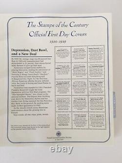 Celebrating the 20th Century U. S. First Day Covers Complete Set of 150 PCS Album