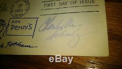 Charles Schulz Signed First Day Cover & Dr. Seuss, Bob Kane Etc, Sketches! SALE