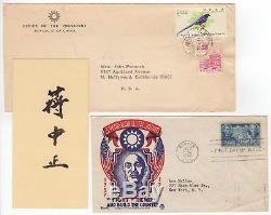 Chiang Kai-Shek (1887-1975) excellent signature on a card + FDC