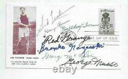 Chicago Bears Football HOFers Autographed First Day Cover (6) Grange, Nagurski