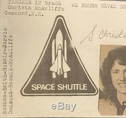 Christa McAuliffe Signed 1st Day Cover 1/28/86 Space Shuttle Challenger PSA/DNA