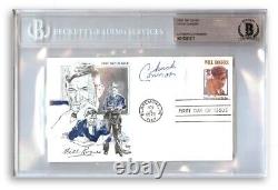 Chuck Connors Signed Autographed First Day Cover The Rifleman Actor BAS 1217
