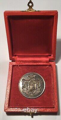 Città Del Vaticano- Sede Vacante 1939 Medaglia Argento Perfetta Fdc + Astuccio