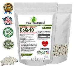 CoQ-10 200mg 60 Softgels Coq10 Co Q10 Coenzyme Heart Support Made in USA