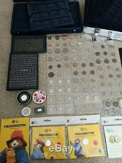 Coin Collection Bulk, Silver Proofs, Stamp Coin Cover, FDC, Display Cases Etc