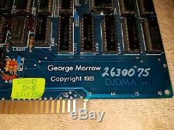 Computer George Morrow DJDMA Rev 2 FDC Board S-100 Card Floppy Disk Controller
