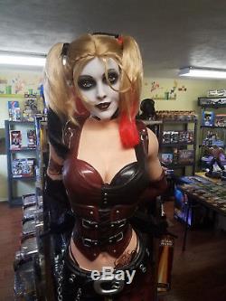 DC Comics Batman Arkham City 6ft Life-Size Foam Figure Harley Quinn Statue NECA