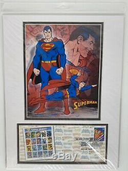 DC Comics Matted Stamps USPS 1st Day Issue 2006 SAN DIEGO COMIC CON (Set of Ten)