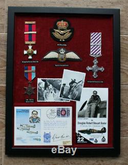 DOUGLAS BADER ### ww2 British charismatic fighter ace signed fdc in display