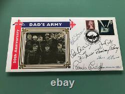 Dads Army First Day Cover 30th Anniversary Ltd Edition Rare Cast Signed x7 UACC