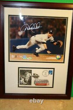 Derek Jeter Autographed 8 x 10 Photo First Day Cover! COA