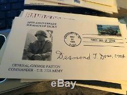 Desmond Doss Moh Medal Of Honor Wwii Hacksaw Ridge Autograph Signed Fdc Cover