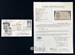 DiMaggio Brothers MULTI SIGNED First Day Cover Envelope 3 sigs with JSA LOA