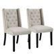 Dining Chairs Set of 2 Dining Room Chairs Mid Century Modern Chair upholstered