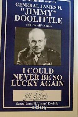 Doolittle Raiders First Day Cover Signed & Autobiography Book Signed 1986