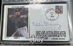 Eddie Murray SIGNED 1995 World Series Game 2 Gateway Stamp FDC AUTOGRAPH HOF
