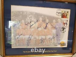 England 1966 Football World Cup Winners Signed First Day Cover 10 Signatures